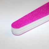 Пилка "спонж" для ногтей 100/180 грит фиолетовая